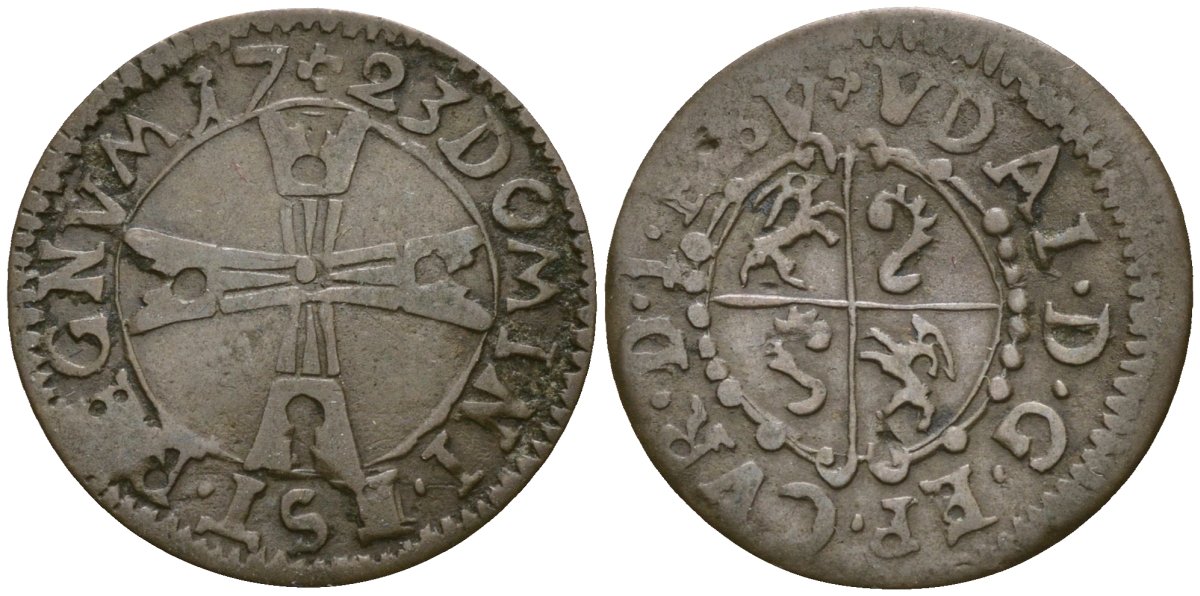 Кур, Швейцария 1 блуцгер 1723 KM 131 биллон 00-00