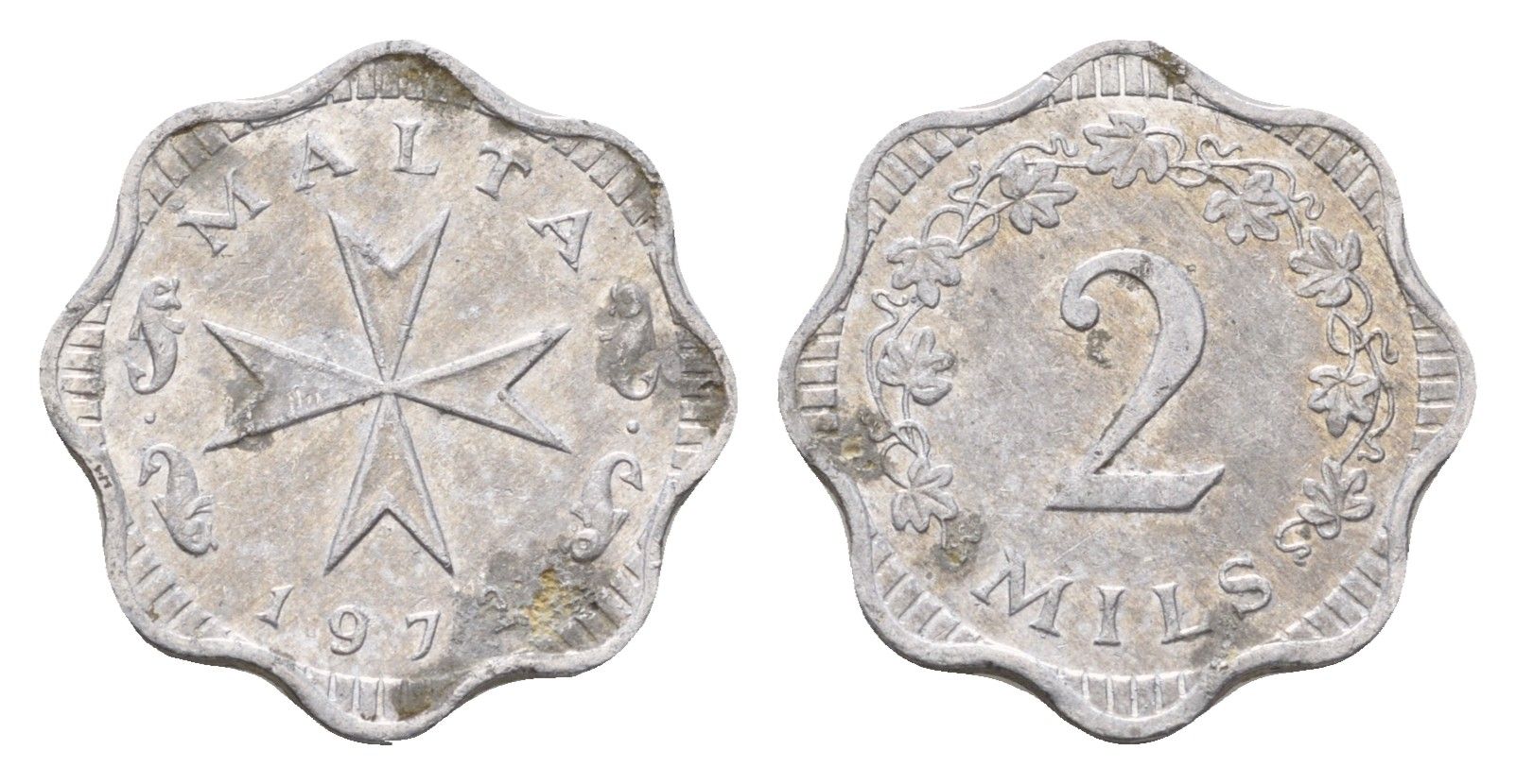 Мальта 2 миля 1972 KM 5 алюминий 188-669