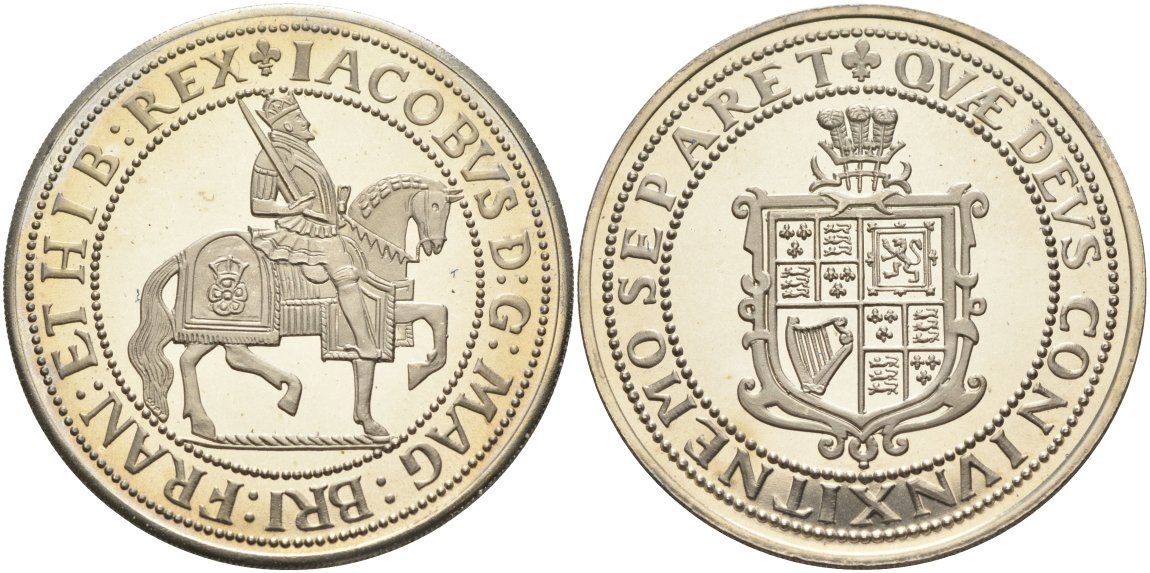 Великобритания медаль ND Яков I (1603—1625) в пластиковой коробке медно-никель UNC 11-060-12