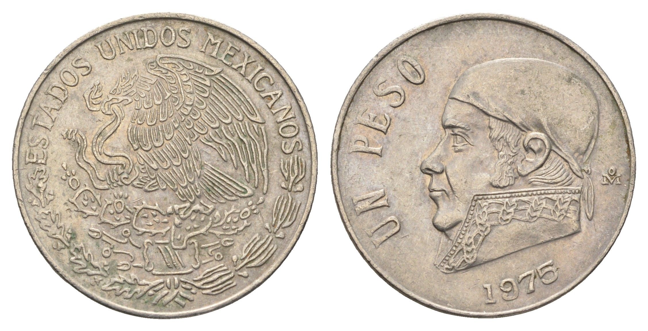 Мексика 1 песо 1975 Хосе Мария Морелос KM 460 медно-никель 4663-1024