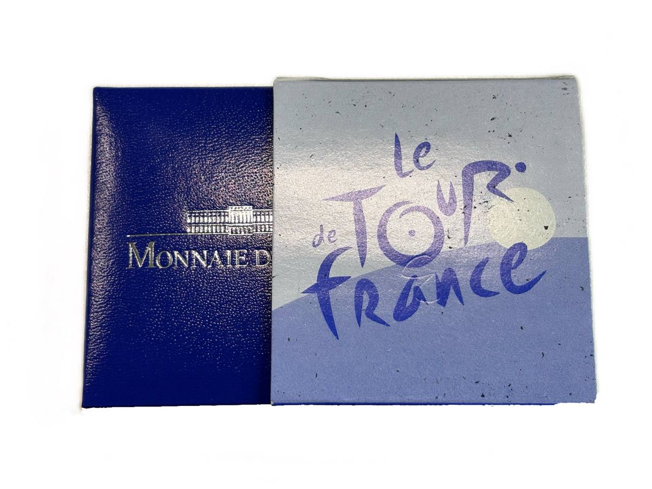 Франция 1 1/2 евро 2003 100 лет велогонкам Тур де Франс, велосипедисты и триумфальная арка KM 1322 серебро  PROOF  1-6-4-65