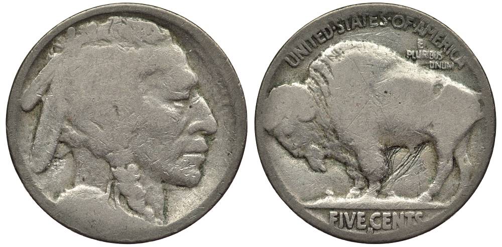 США 5 ЦЕНТОВ ND S, ИНДЕЕЦ, БИЗОН KM 134 медно-никель 27-724