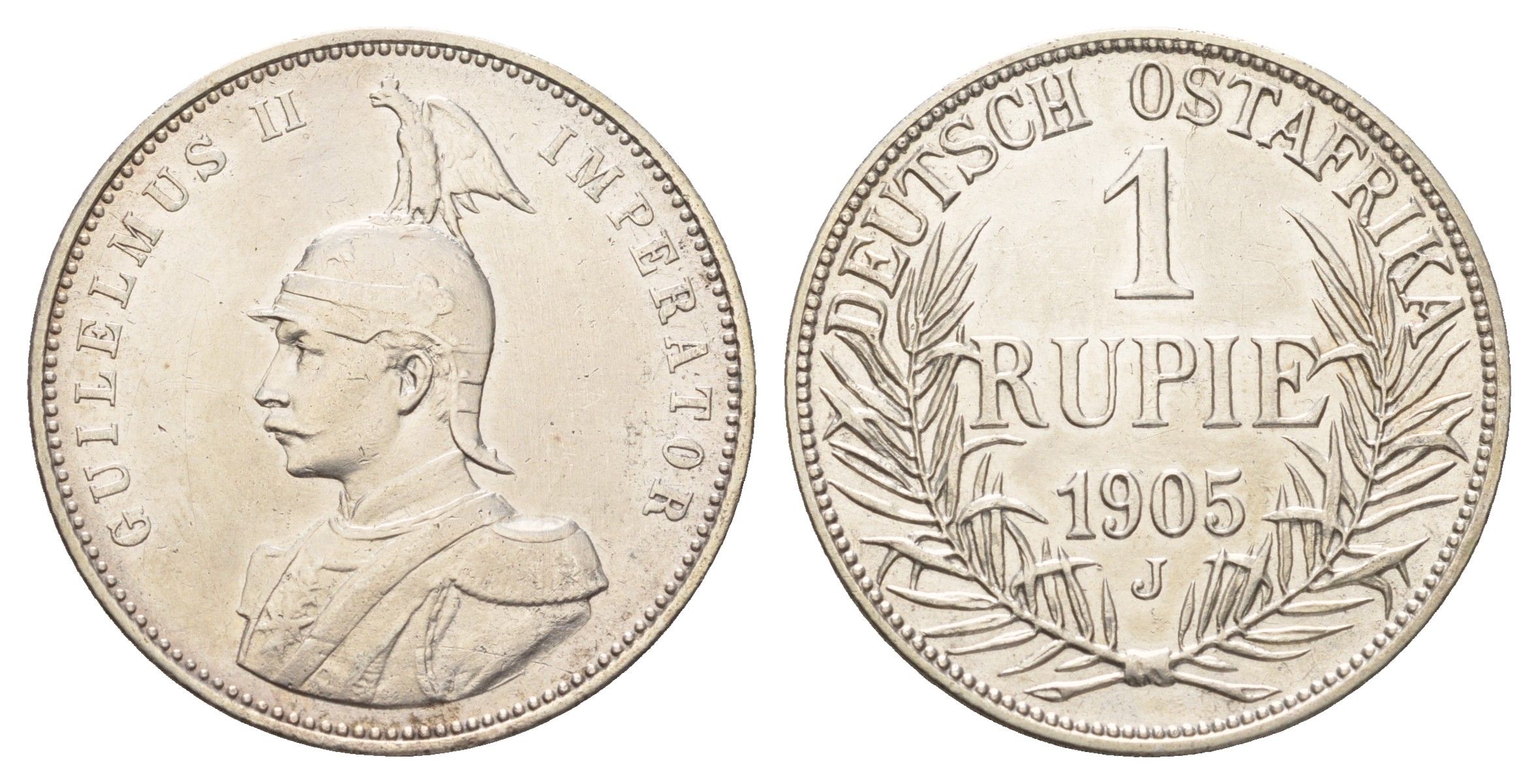 Германская Восточная Африка 1 рупия 1905 J KM 10 серебро 1526-1421