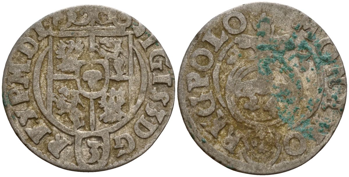 Польша 3 полкера (3 полторака - 1 крейцер) 1621 Сигизмунд III Ваза (1587-1632) Gorecki B.21 серебро 4158-836