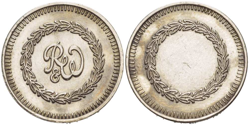 АНГЛИЯ ИГРОВОЙ ЖЕТОН ND R&W, ДИАМЕТР 23 ММ. медно-никель 217-855