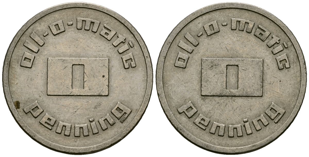 Нидерланды жетон ND Oll-O-Matic Penning латунь 4135-931