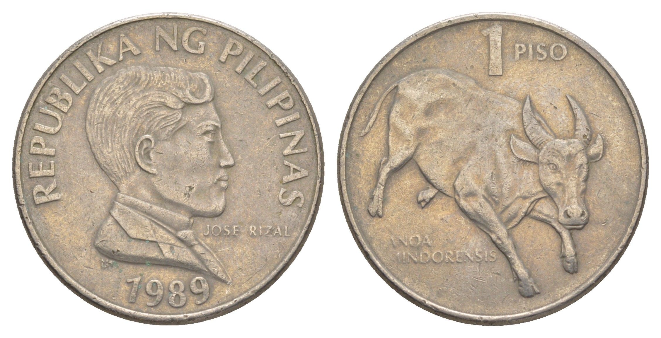 Филиппины 1 писо 1989 KM 243.1 медно-никель 4635-1023