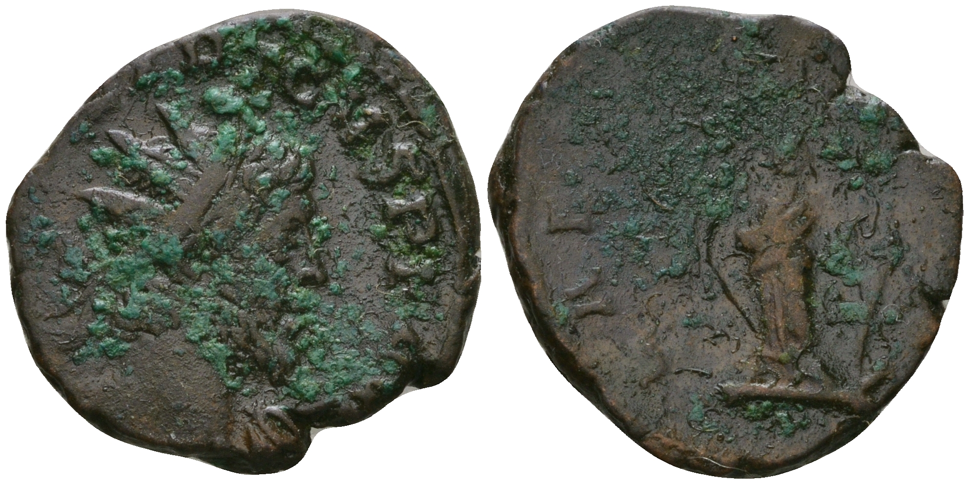 Римская Империя, императоры в Галлии антониниан 271 - 274 Тетрик, IMP TETRICVS P F AVG, бюст императора / LAETITIA AVG, Летиция, персонификация Веселья RIC 86 биллон 1073-19-66