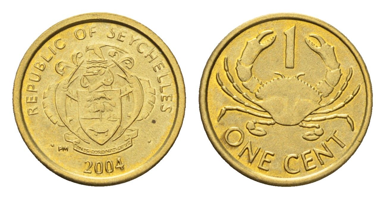 Сейшельские острова (Сейшелы) 1 цент 2004 KM 46 латунь UNC 4685-567
