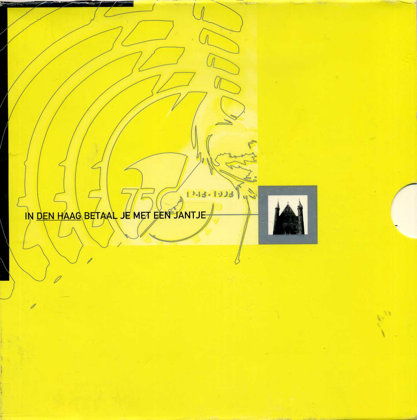 Нидерланды набор из 5 жетонов 1998 750 лет Гааге медно-никель PROOF 1-4-2-34