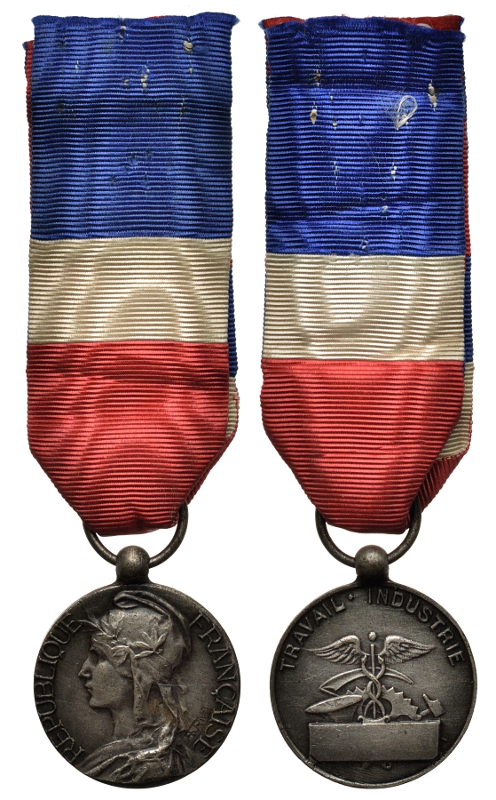 Франция медаль ND железные дороги, транспорт 3831-413