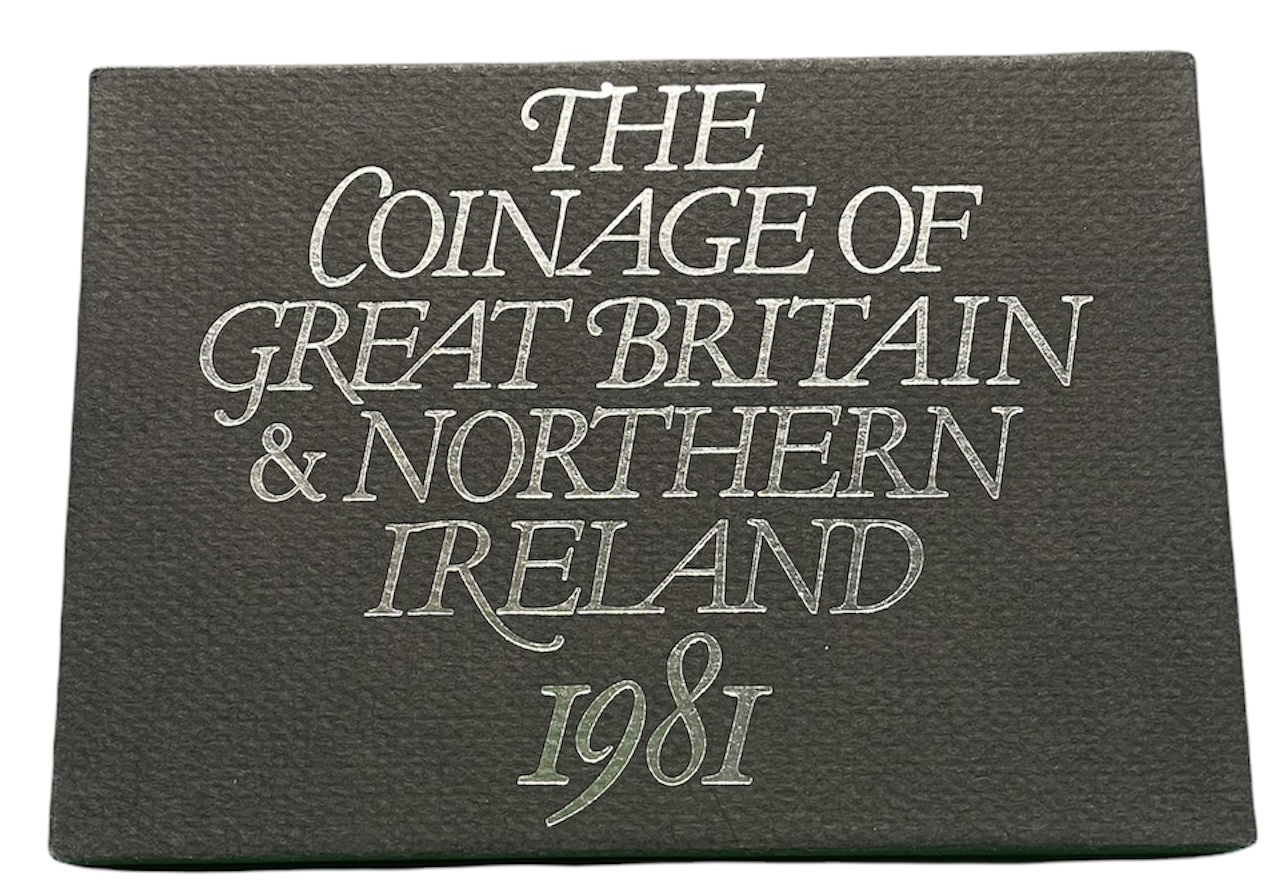 Великобритания набор из 6 монет 1981 в пластике, в оригинальной картонной коробке Spink PS31 PROOF 7-5-6-12