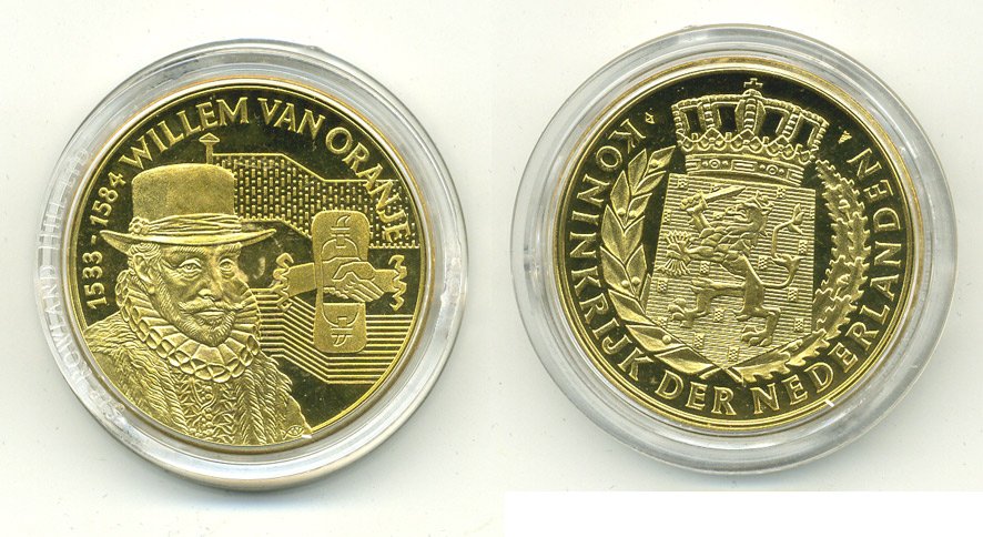 НИДЕРЛАНДЫ МЕДАЛЬ ВИЛЛЕМ ВАН ОРАНЖ (1533-1584) UNC 06-130-25