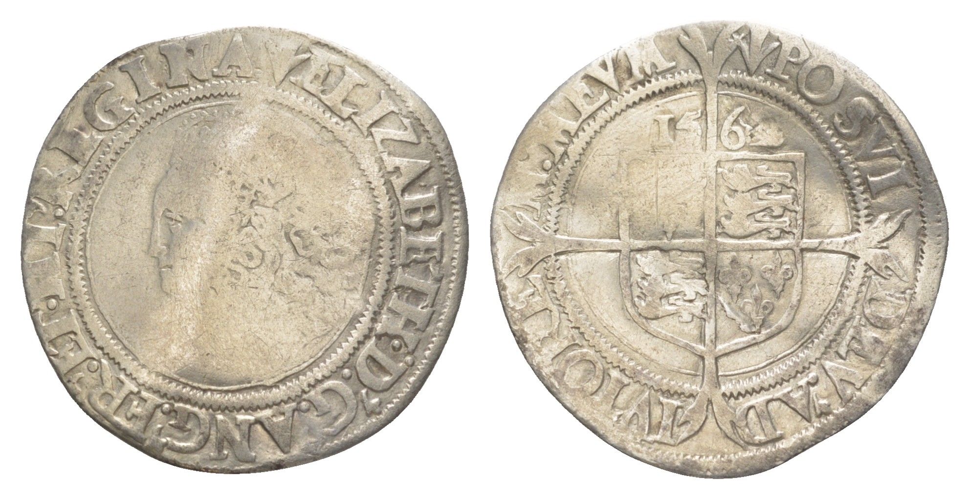 Англия 6 пенсов 1562 Елизавета I (1558-1603) North 1997, Spink 2561 серебро 4127-341