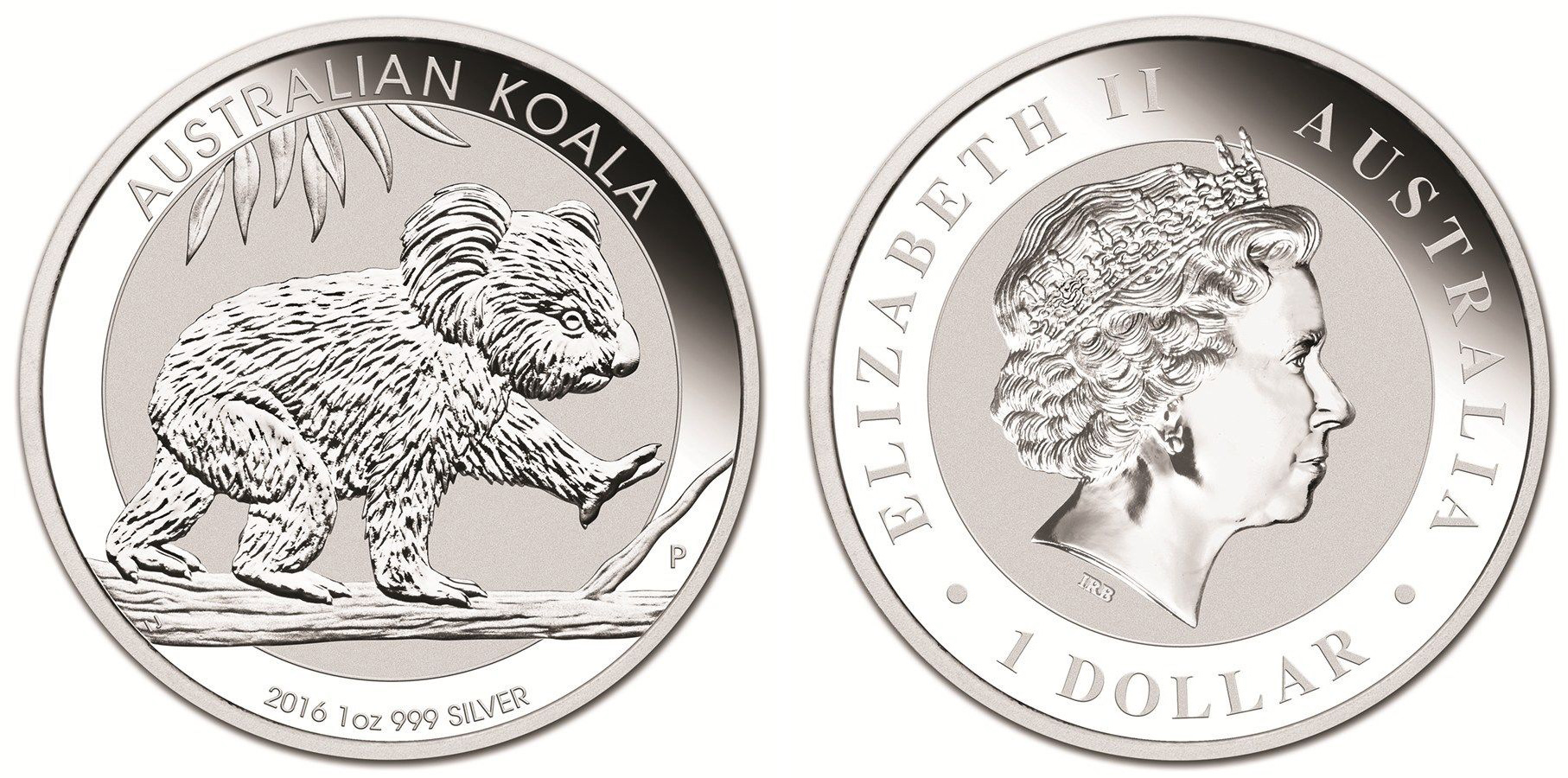 Австралия 1 доллар 2016 коала, коробка, сертификат KM NEW серебро PROOF 3-4-6-01