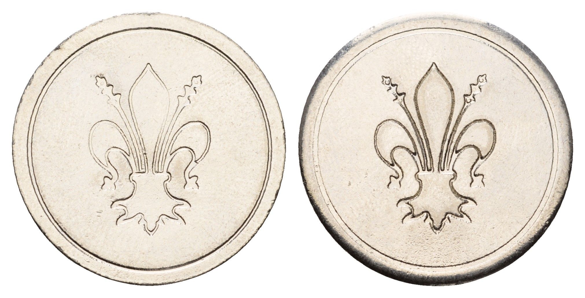 Италия покерный жетон диаметр 25,5 мм, вес 6,7 гр нержавеющая сталь 4670-934