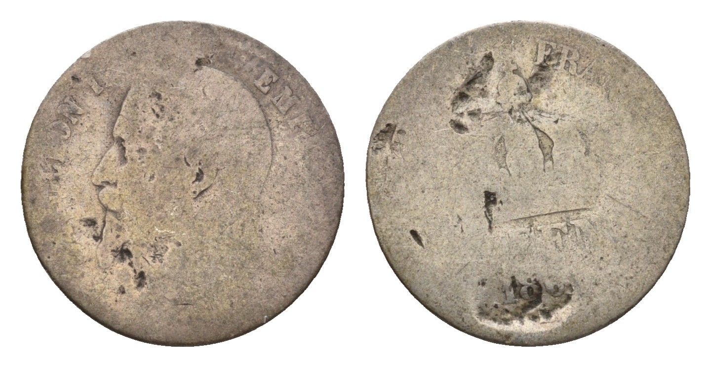 Франция 50 сантимов 1864-1869 Наполеон III (1852-1870) KM 814 серебро 4169-1135