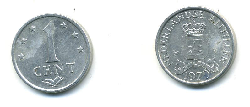 Нидерландские Антильские острова (Нидерландские Антилы) 1 цент 1979 Юлиана (1948-1980) KM 8a алюминий 4364-851