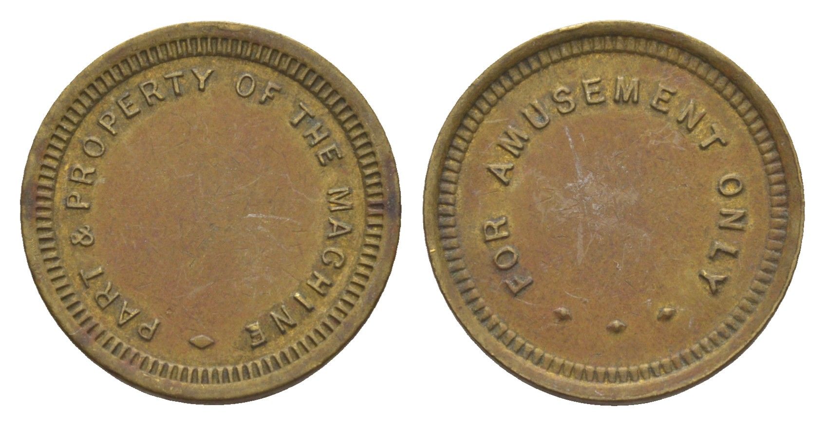 Нидерланды игровой жетон ND deze penning, ALLEN VOOR AMUSEMENT, диаметр 22 мм алюминиевая бронза 4636-1022