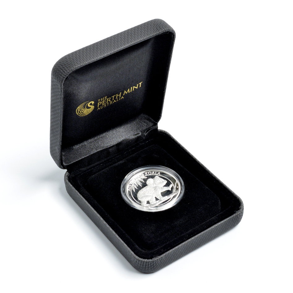 Австралия 1 доллар 2016 коала, коробка, сертификат KM NEW серебро PROOF 3-4-6-01