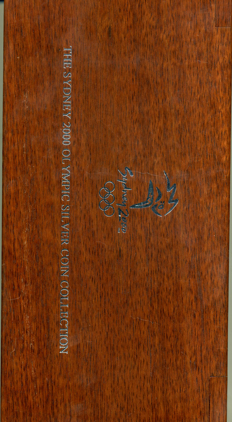 Австралия набор из 16 монет по 5 долларов 2000 XXVII летние Олимпийские игры 2000 года в Сиднее полный набор, в оригинальной деревянной коробке, с сертификатами серебро PROOF 00-000-00