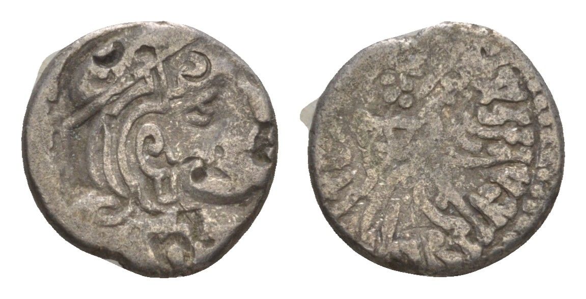 Индия, Гупта 1 драхма 375-414 Чандрагупта II ACR?867 серебро 1516-1425