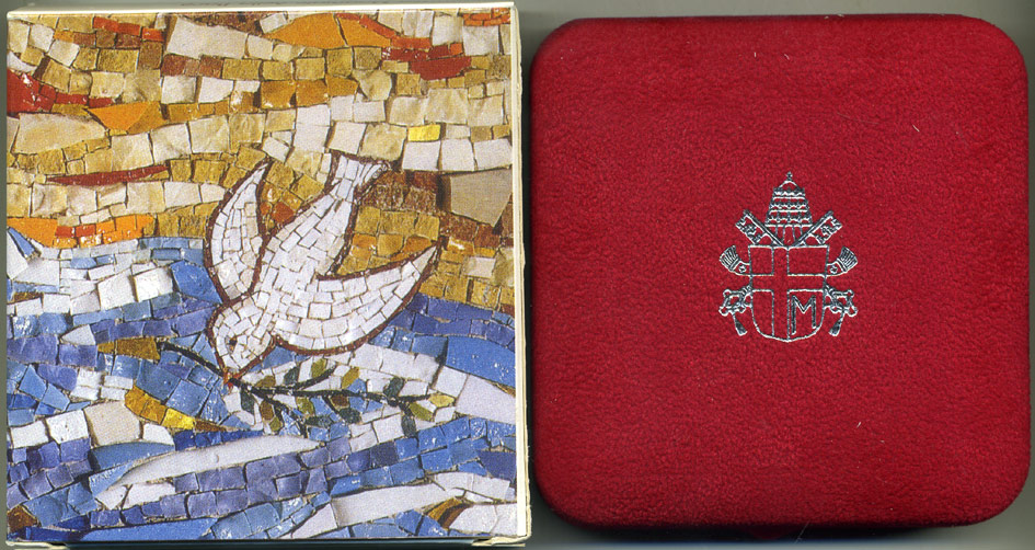 Ватикан 10 евро 2004 Иоанн Павел II, 150 лет провозглашения догмата о непорочном зачатии, в оригинальной коробке, с сертификатом KM 360 серебро  PROOF  7-1-49