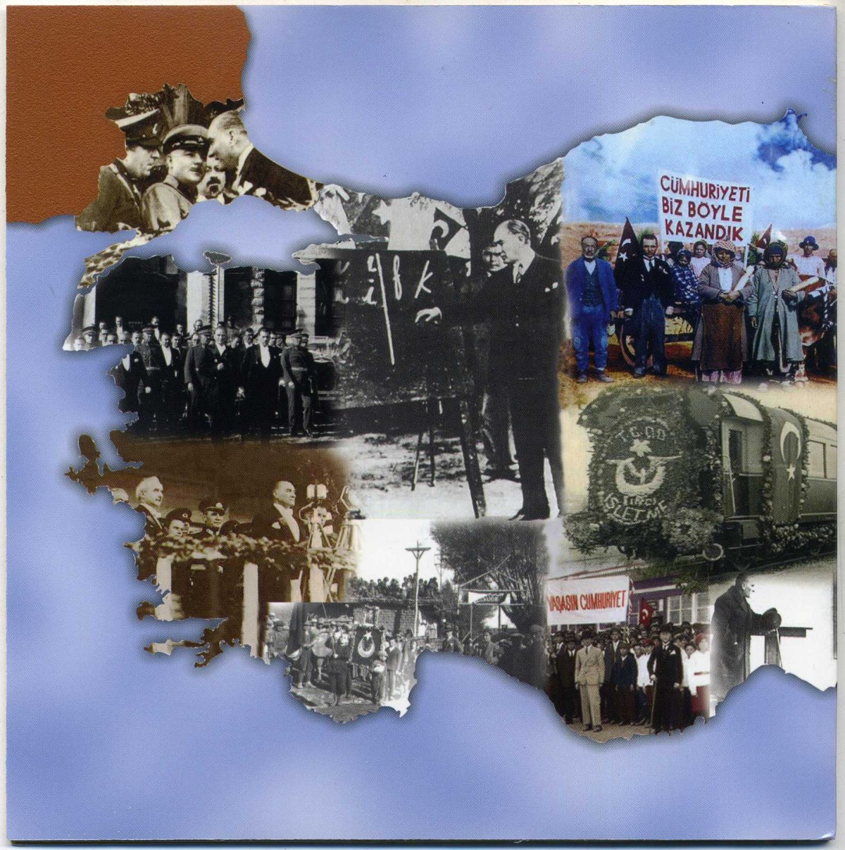 Турция набор из 6 монет 2008 выпуск в новом дизайне, в оригинальном буклете UNC 00-00-00