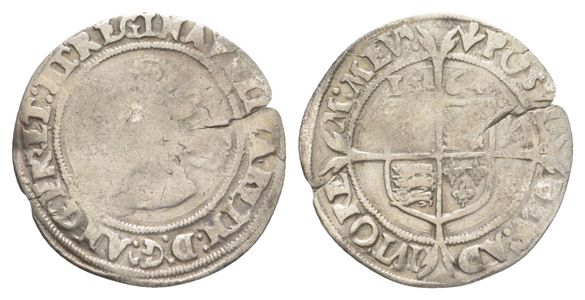 Англия 6 пенсов 1564 Елизавета I (1558-1603) North 1997, Spink 2561 серебро 4127-343