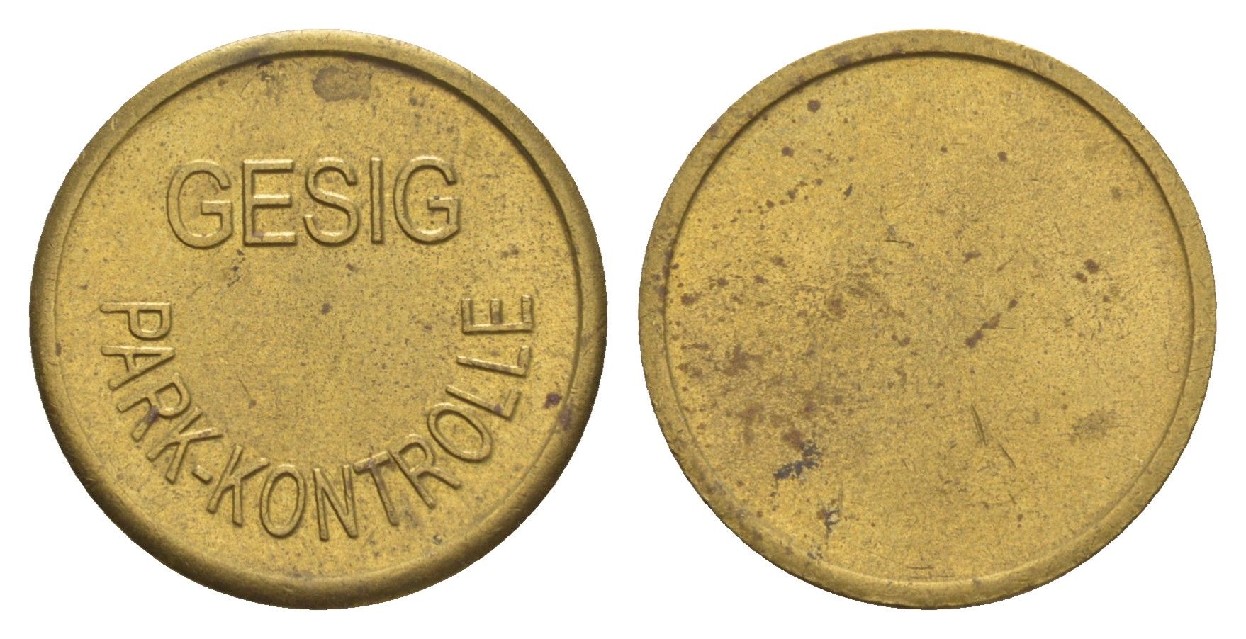 Австрия парковочный жетон диаметр 22 мм, вес 5,6 гр латунь 4656-543