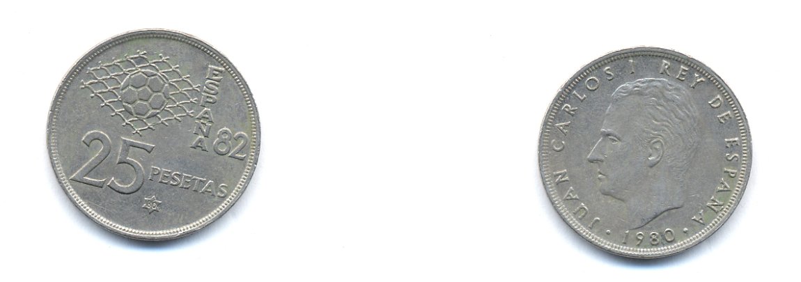 Испания 25 песет 1980 (80) чемпионат мира по футболу в Испании 1982 года, Хуан Карлос I (1975-) KM 818 медно-никель 54-2031
