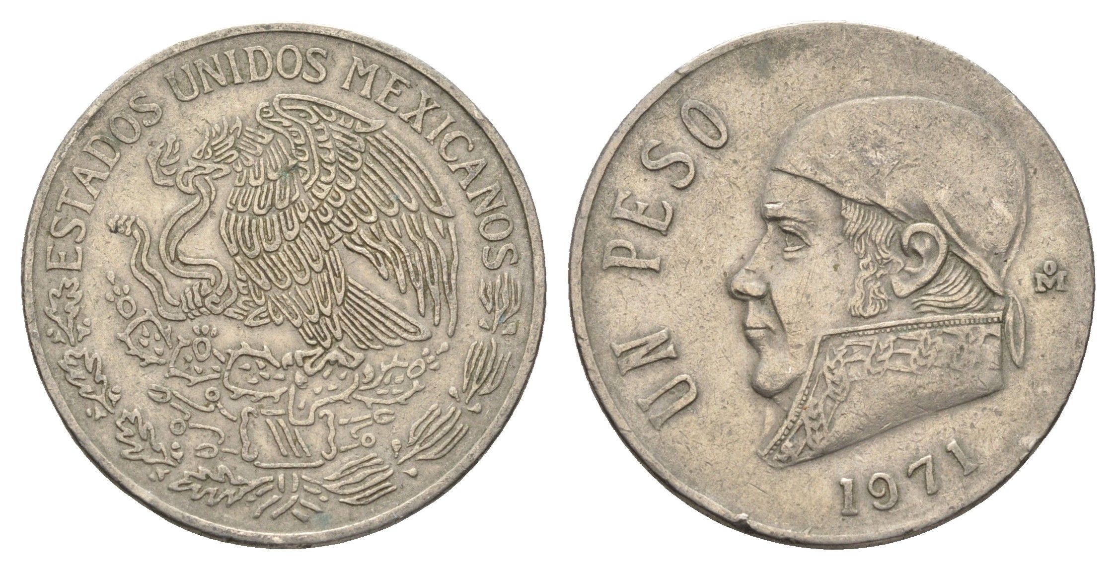 Мексика 1 песо 1971 Хосе Мария Морелос KM 460 медно-никель 4663-1022