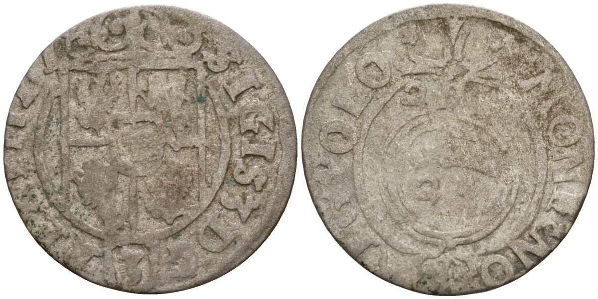 Польша 3 полкера (3 полторака - 1 крейцер) ND (1620-1627) Сигизмунд III Ваза (1587-1632) KM 41 серебро 4158-1216