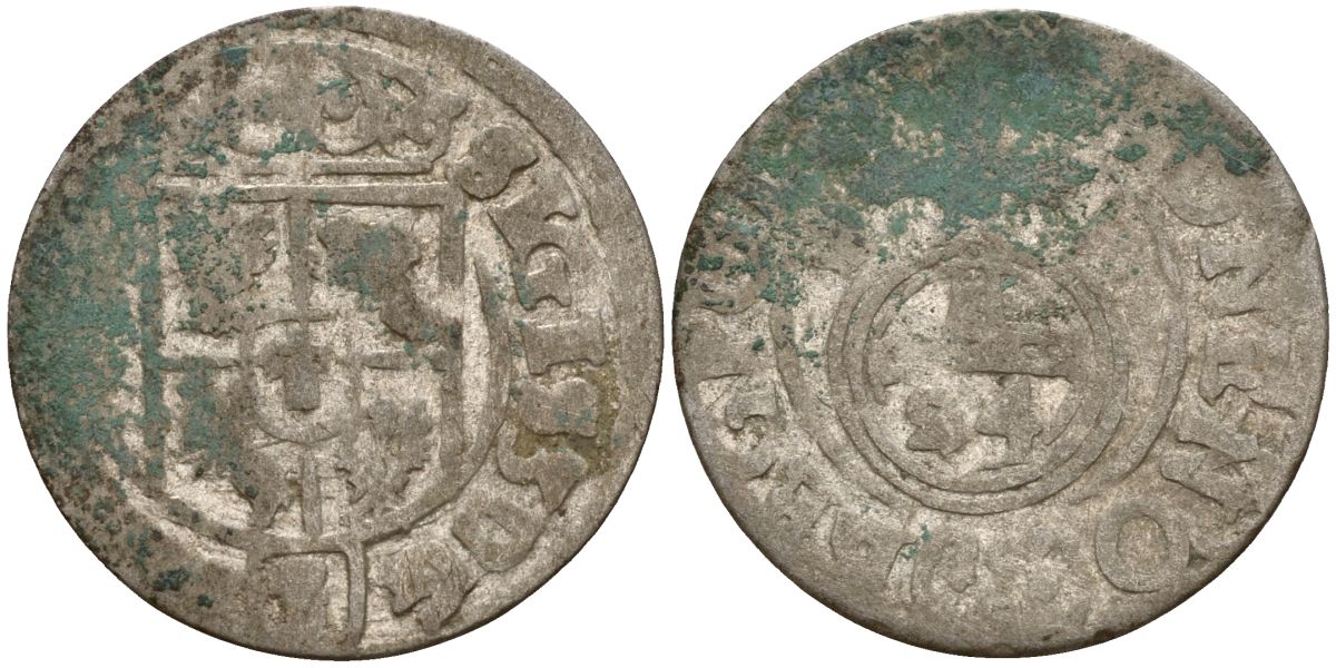 Польша 3 полкера (3 полторака - 1 крейцер) ND (1620-1627) Сигизмунд III Ваза (1587-1632) KM 41 серебро 4158-1155