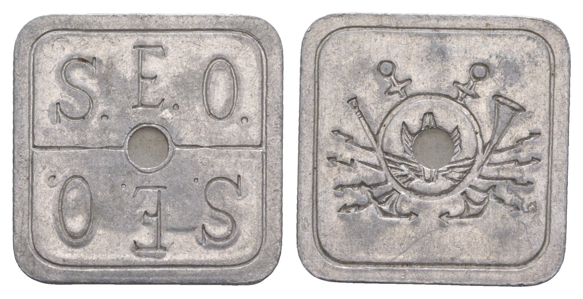 Бельгия жетон S.E.O. - Spaarzaamheid Economie 1892 алюминий 413-6832