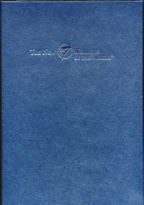 Монголия набор из 7 монет по 500 тугриков 2008 семь чудес света, цветная эмаль, тираж 2500 экземпляров, в оригинальной коробке, с сертификатом серебро PROOF 00-000-00