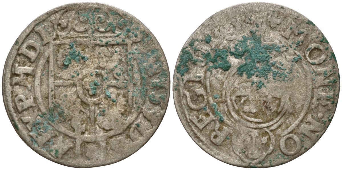 Польша 3 полкера (3 полторака - 1 крейцер) ND (1620-1627) Сигизмунд III Ваза (1587-1632) KM 41 серебро 4158-763
