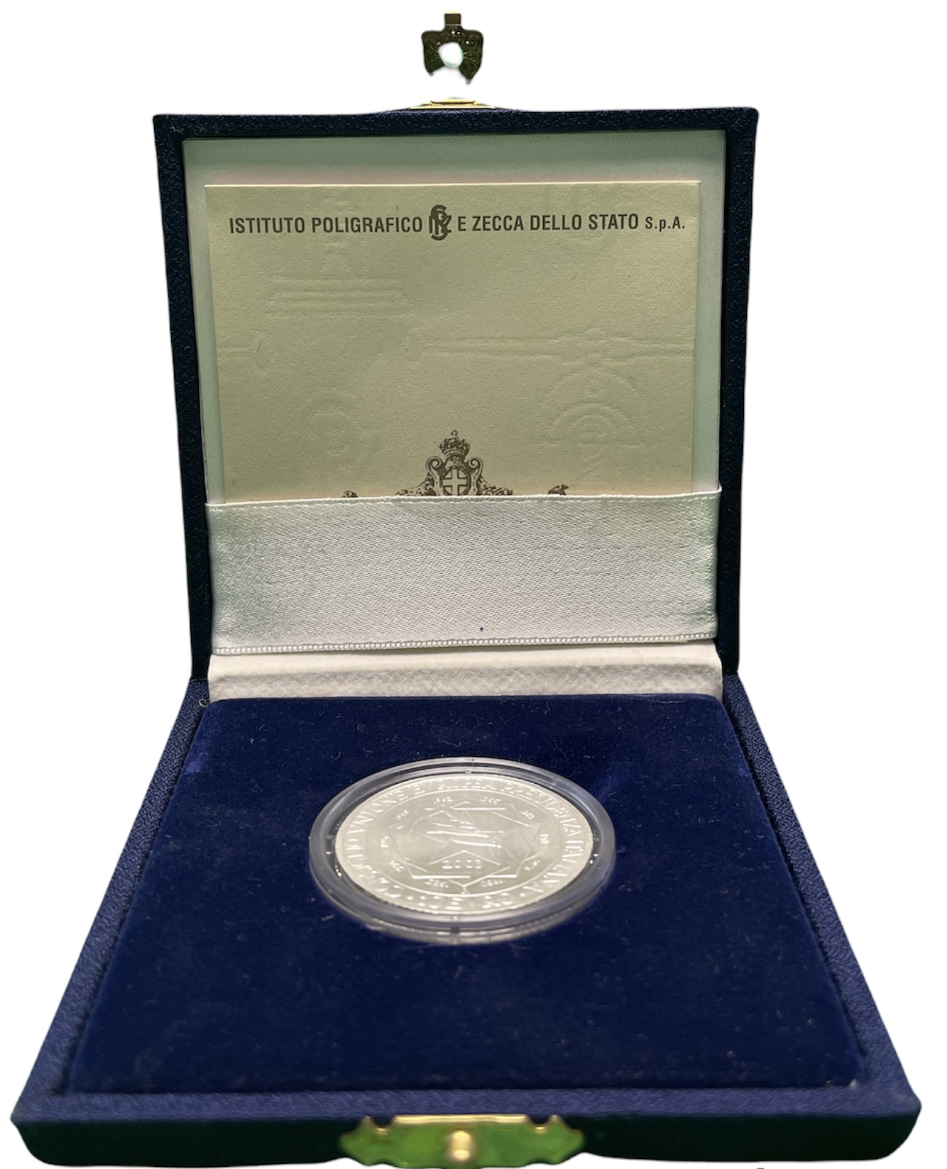 ИТАЛИЯ 10 ЕВРО 2003 ПРЕЗИДЕНТСТВО В ЕС серебро UNC 7-5-4-04