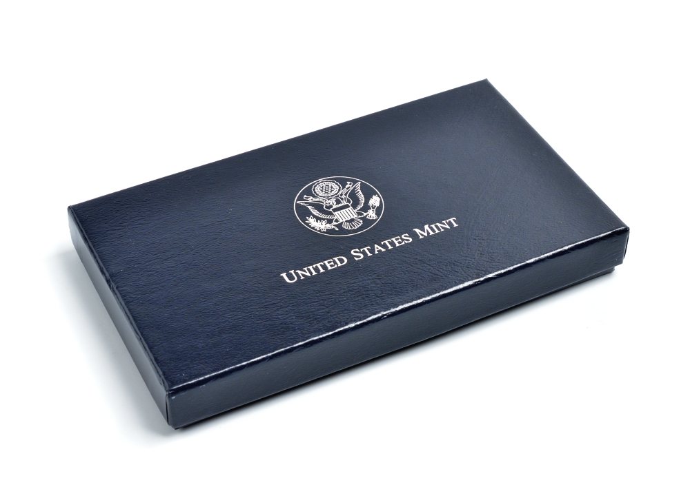 США 1 доллар 1994 S, 200 лет Капитолию, оригинальная коробка, сертификат, KM 253 серебро PROOF 3-6-5-07