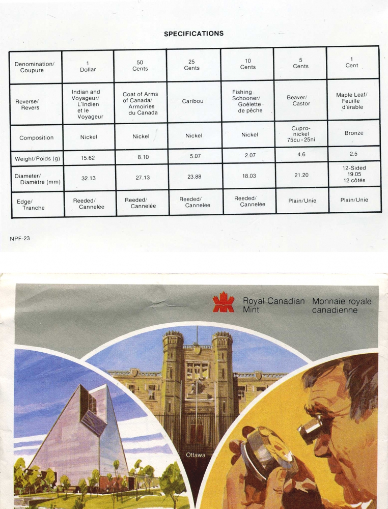 Канада набор из 6 монет 1986 официальный набор, запайка, в оригинальном конверте, сертификат KM PL 39 PROOF-LIKE 3-4-1-3