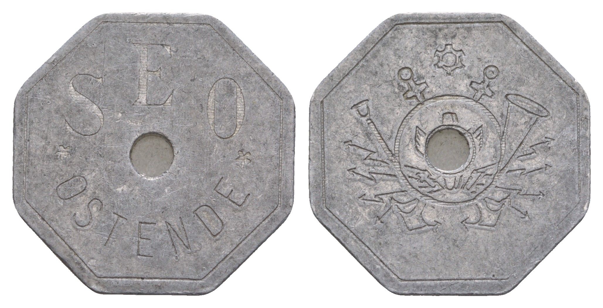 Бельгия жетон S.E.O. - Spaarzaamheid Economie 1892 алюминий 413-6813