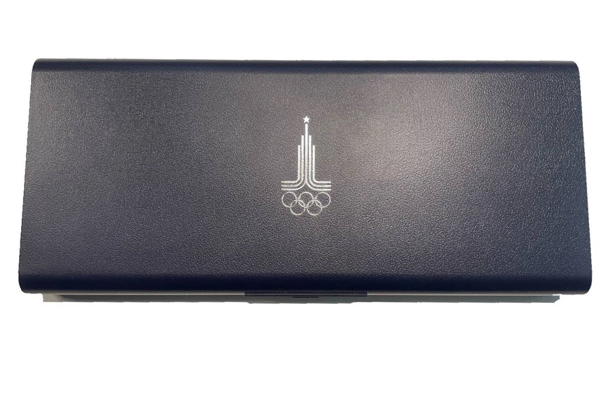 СССР набор из 5 монет номиналом 5 и 10 рублей 1978-1979 XXII летние Олимпийские игры 1980 года в Москве  серебро  UNC  8-2-04-19