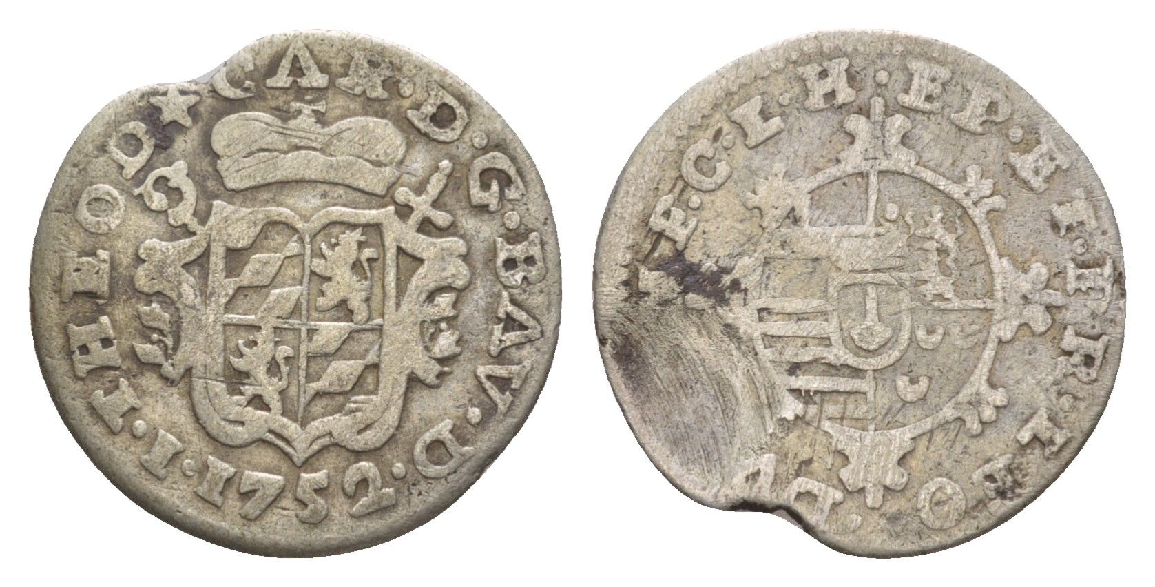 Льеж 1 плакет 1752 KM 152 серебро 1519-824