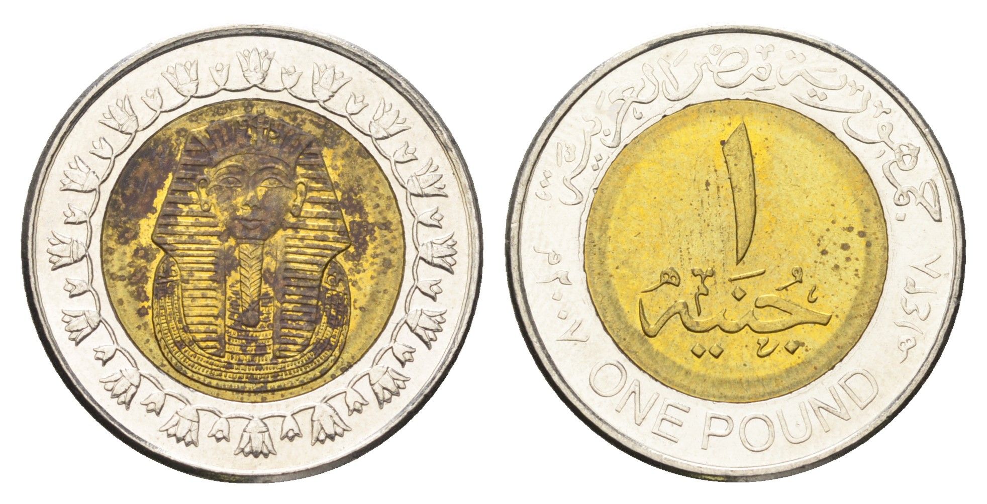 Египет 1 фунт 2007 сфинкс KM 940a биметалл 4660-1034