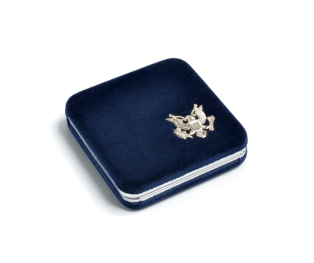 США 1 доллар 2010 W, американские ветераны-инвалиды, в оригинальной коробке KM 479 серебро PROOF 00-00