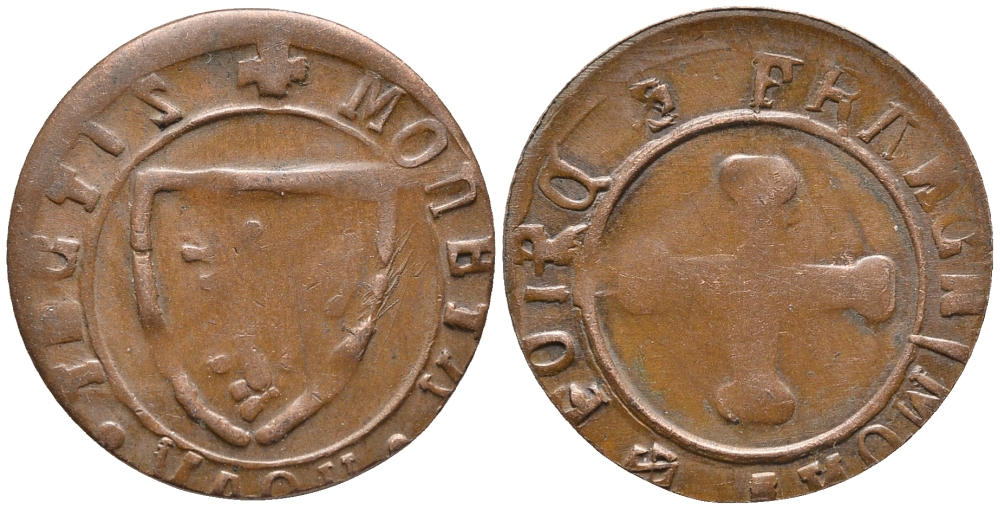 ФРАНЦИЯ ЖЕТОН ND TEGTIZ, MONETA NOVA, ДИАМЕТР 25 ММ. медь 3999-1313