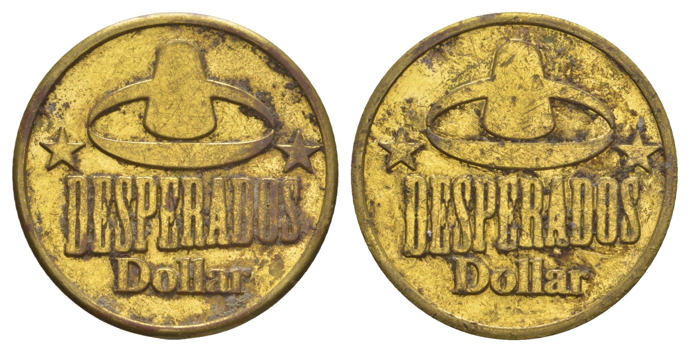 США десперадос доллар ND диаметр 30 мм, вес 10,3 гр латунь 4653-946