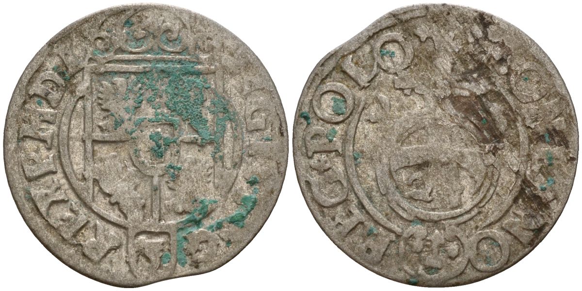 Польша 3 полкера (3 полторака - 1 крейцер) ND (1620-1627) Сигизмунд III Ваза (1587-1632) KM 41 серебро 4158-766