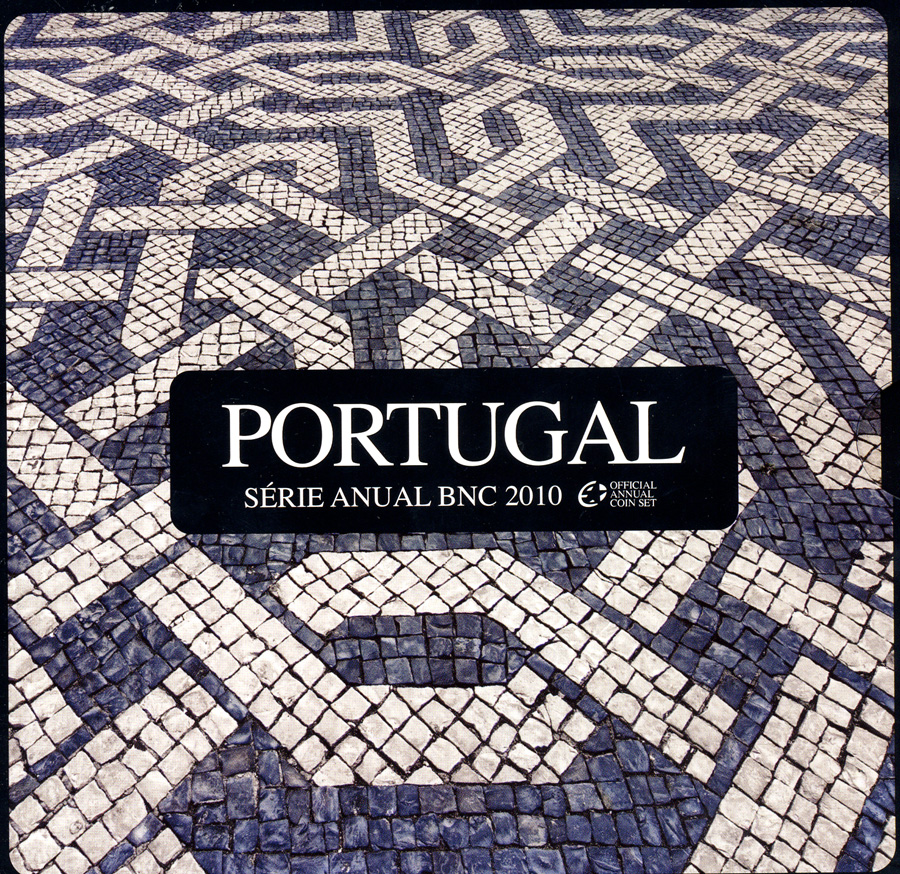 Португалия официальный евронабор из 8 монет 2010 биметалл UNC 5-4-1-16