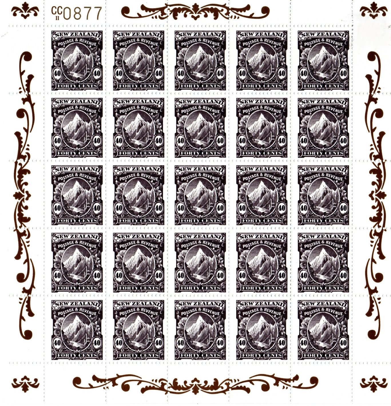 Новая Зеландия набор "коллекция столетия иллюстрированных изображений 1898" год выпуска 1998 альбом ограниченного тиража в футляре, содержащий пронумерованный сувенирный лист x25 каждого номинала